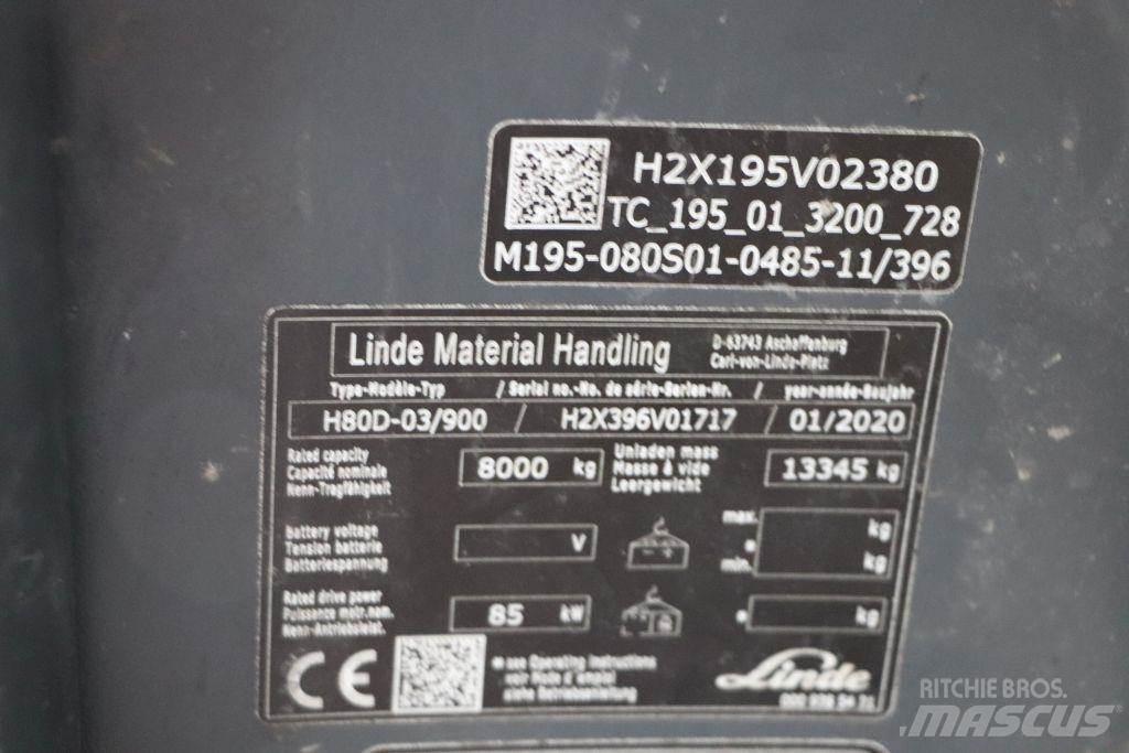 Linde H80D-03/900 Diesel Trucker
