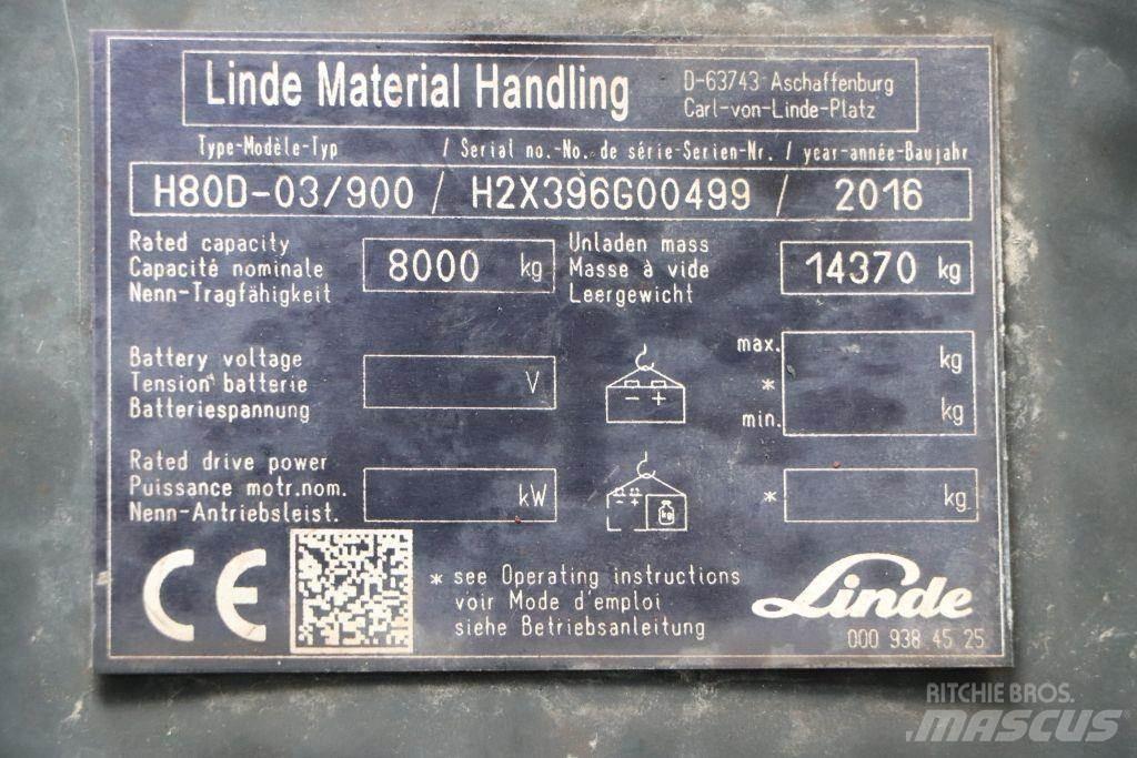 Linde H80D-03/900 Diesel Trucker