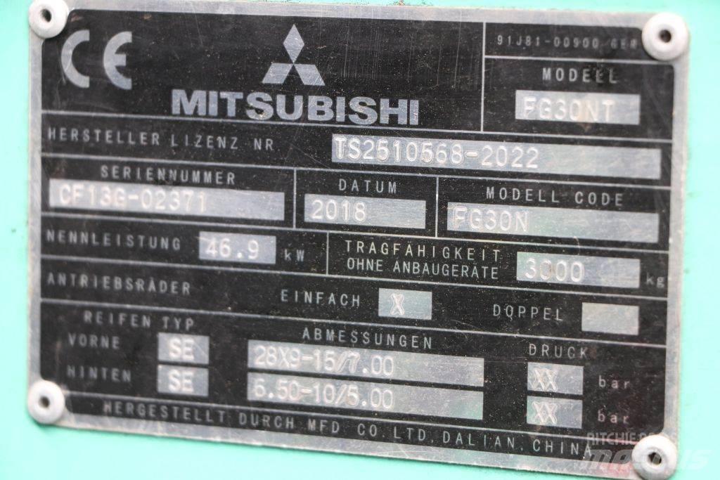 Mitsubishi FG30NT Propan trucker