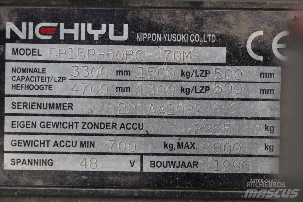 Nichiyu FB15P-60BC Elektriske trucker