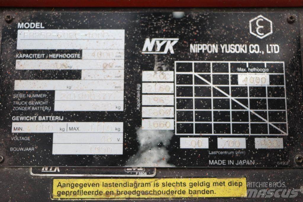 Nichiyu FB25P Elektriske trucker