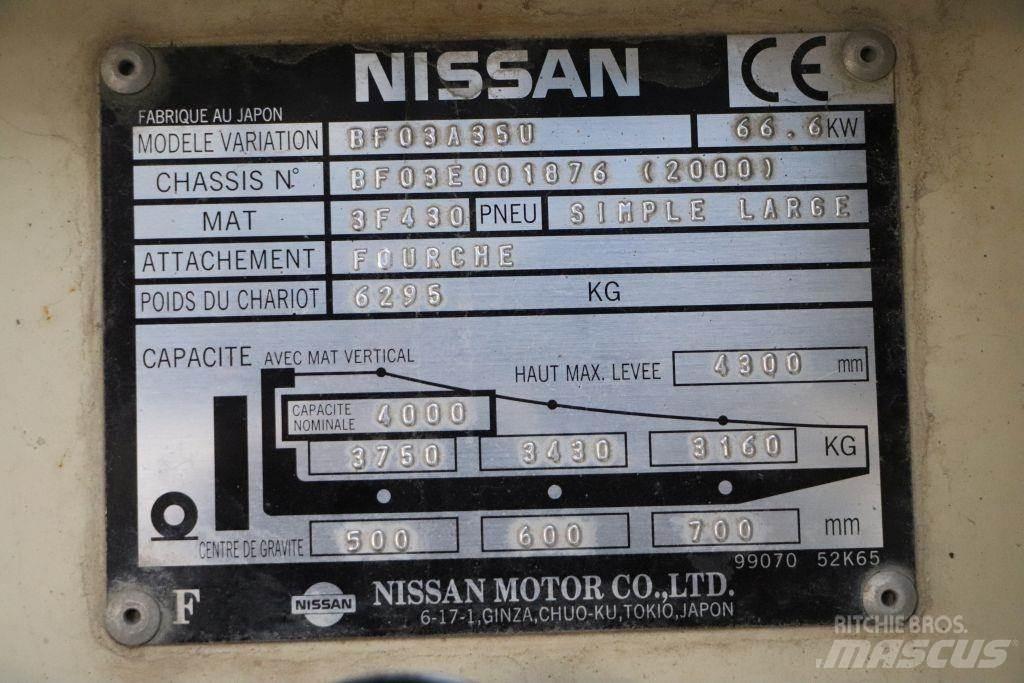 Nissan BF03A35U Propan trucker
