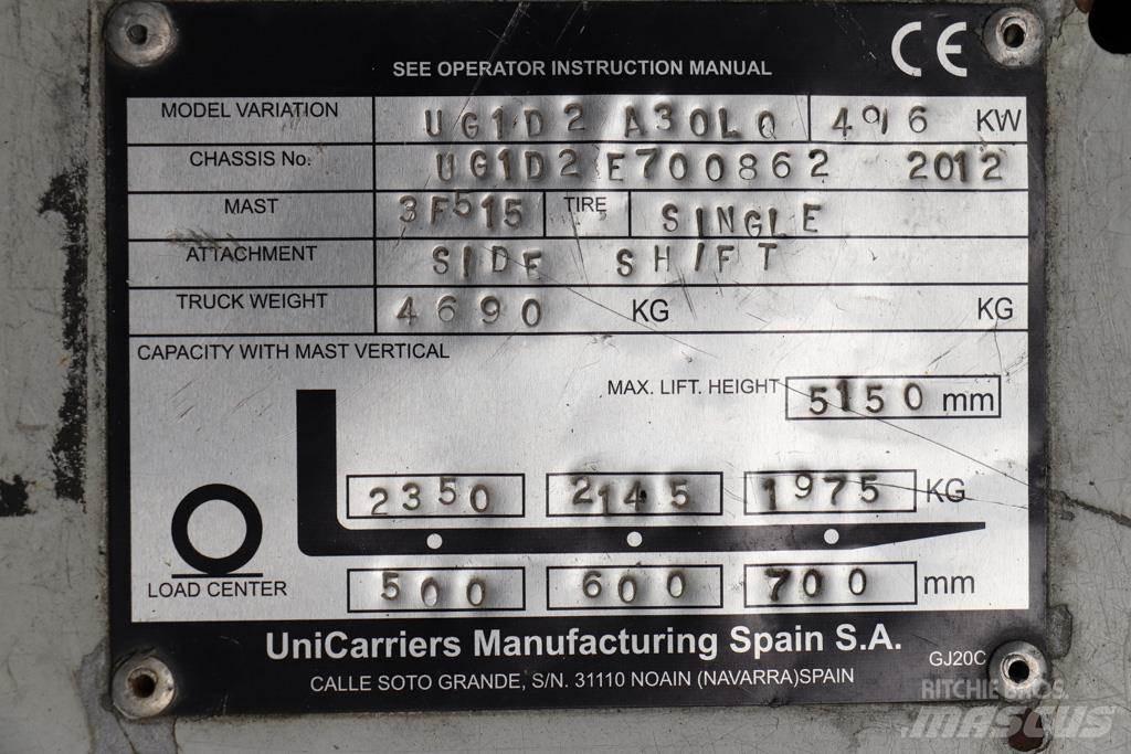 Nissan UG1D2A30LQ Propan trucker