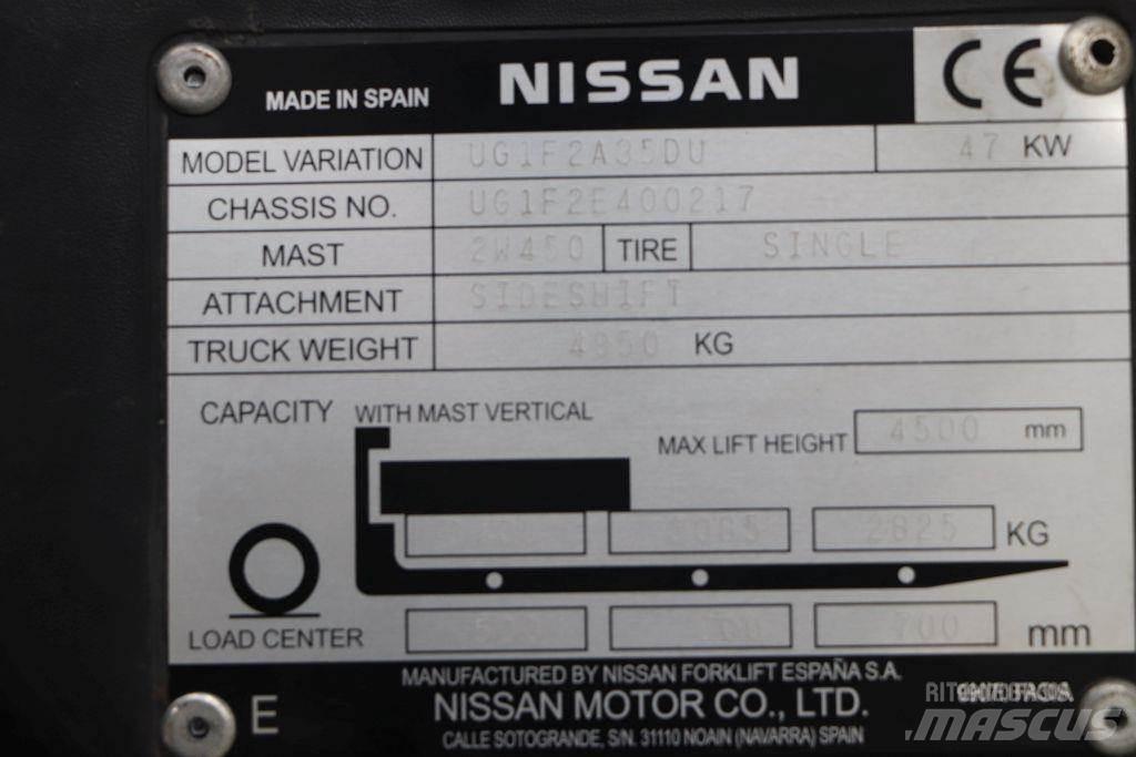 Nissan UG1F2A35DU Propan trucker