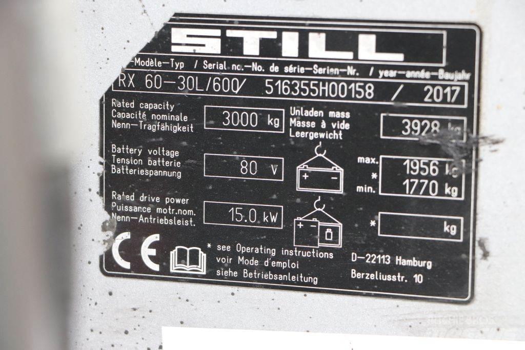 Still RX60-30L/600 Elektriske trucker