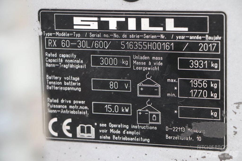 Still RX60-30L/600 Elektriske trucker