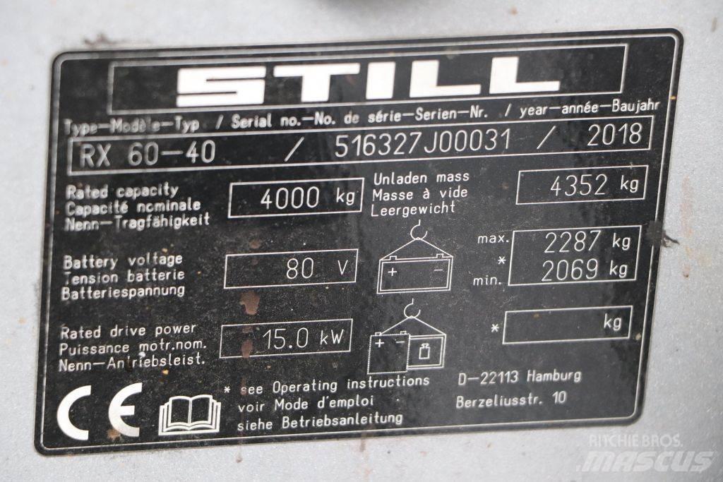 Still RX60-40 Elektriske trucker