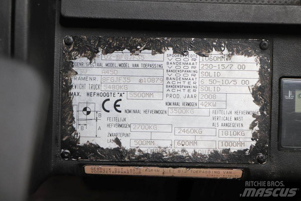 Toyota 02-8FGJF35 Propan trucker