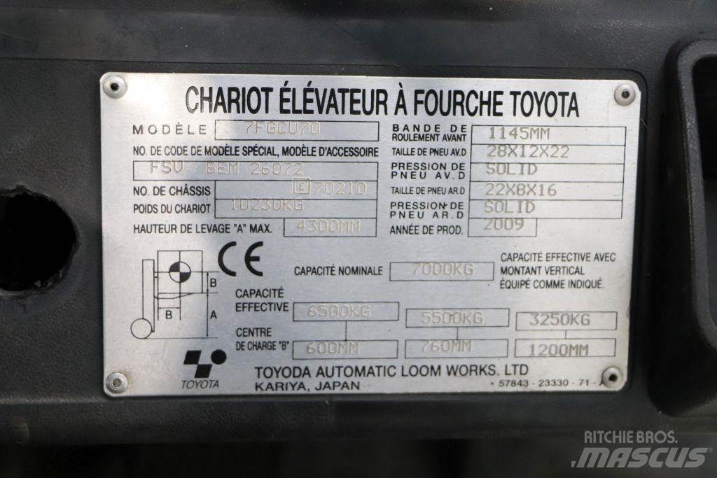 Toyota 7FGCU70 Propan trucker
