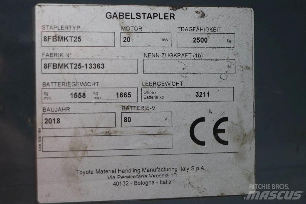 Toyota 8FBMKT25 Elektriske trucker