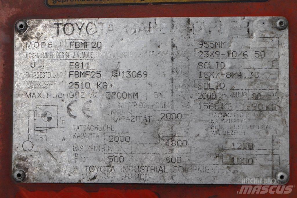 Toyota FBMF20 Elektriske trucker