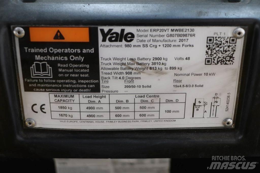 Yale ERP20VT Elektriske trucker