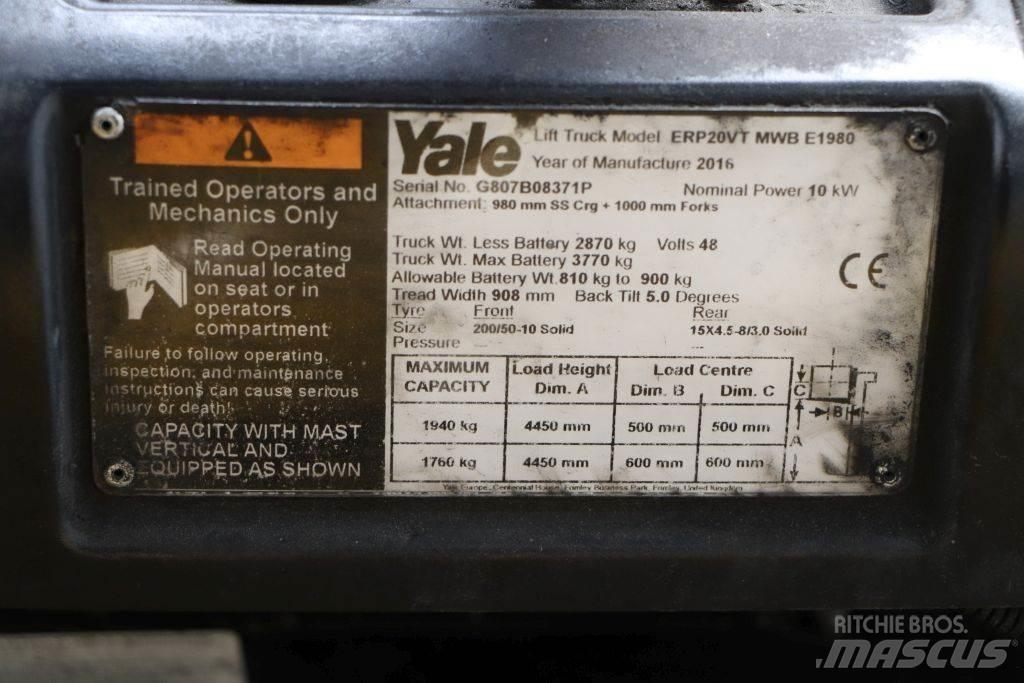 Yale ERP20VT Elektriske trucker