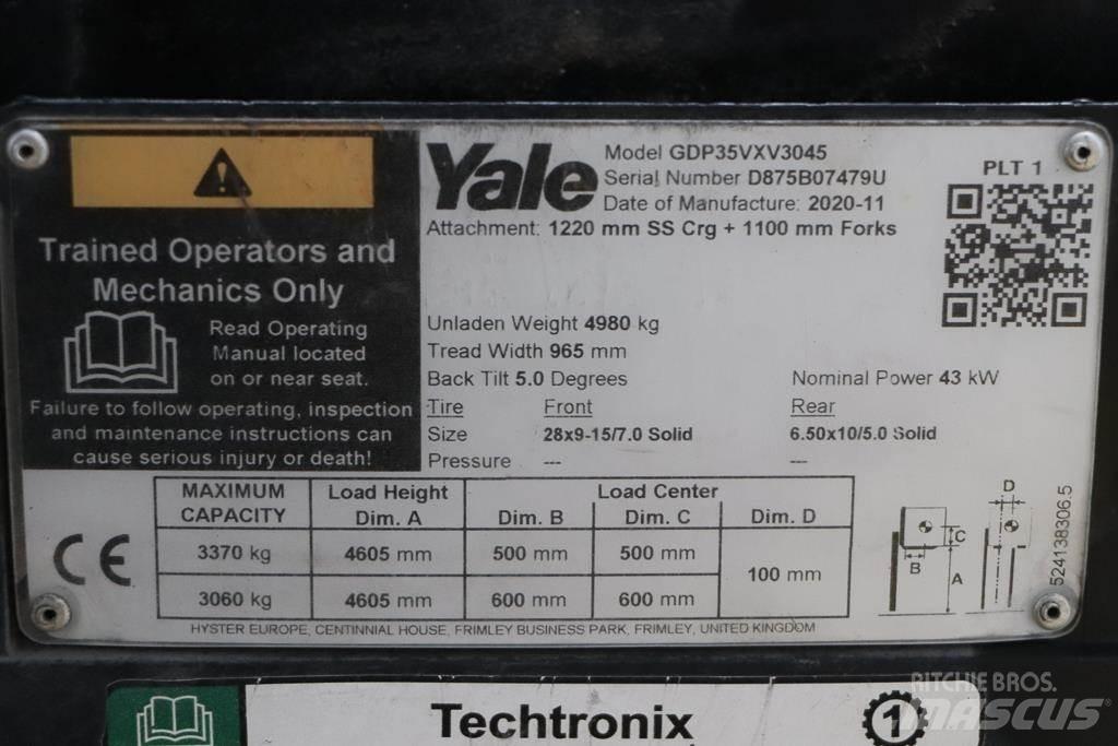 Yale GDP35VX Diesel Trucker