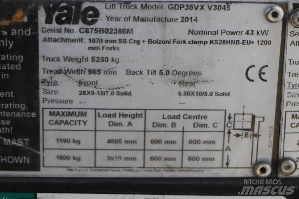 Yale GDP35VX Diesel Trucker