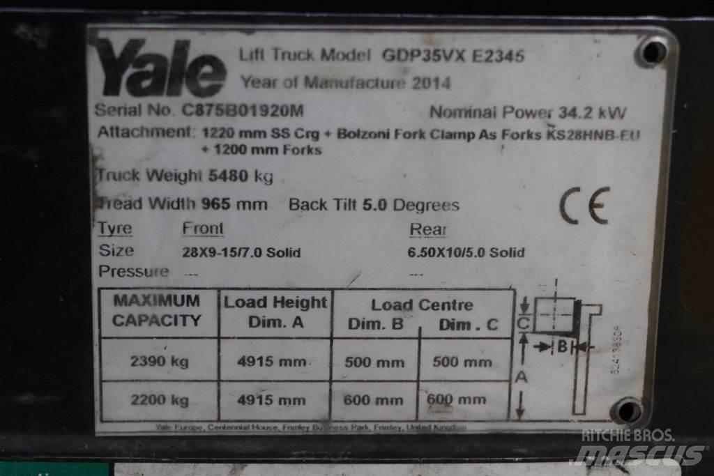 Yale GDP35VX Diesel Trucker