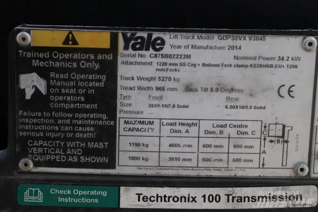 Yale GDP35VX Diesel Trucker