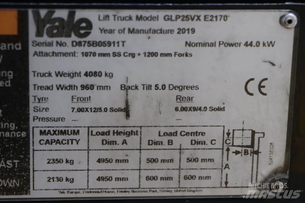 Yale GLP25VX Propan trucker