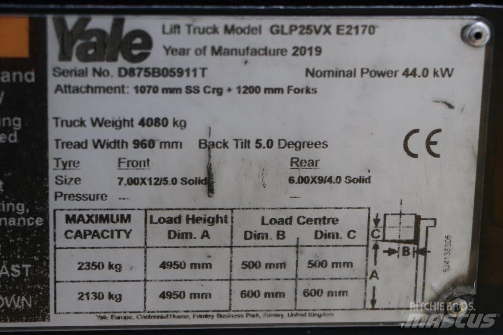 Yale GLP25VX Propan trucker