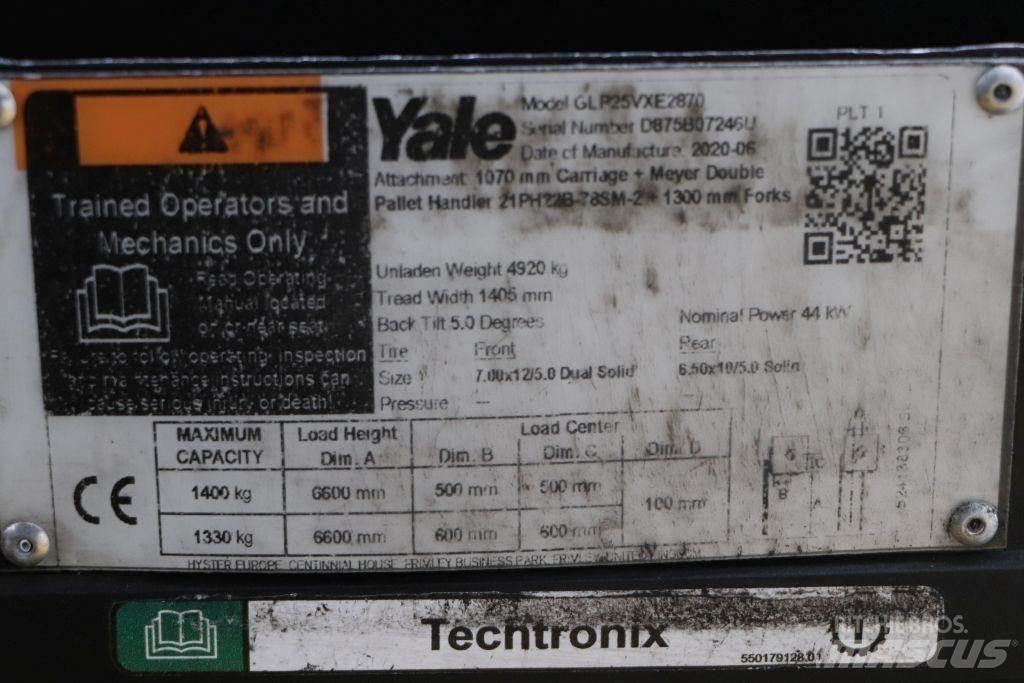 Yale GLP25VX Propan trucker