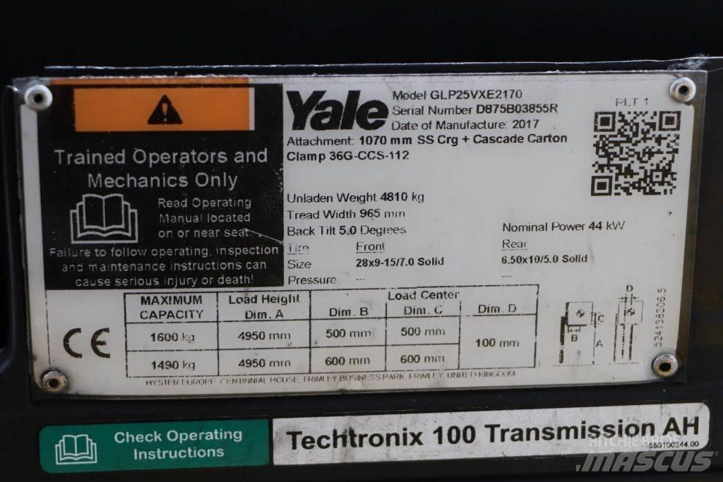 Yale GLP25VX Propan trucker