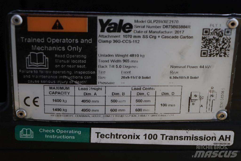 Yale GLP25VX Propan trucker