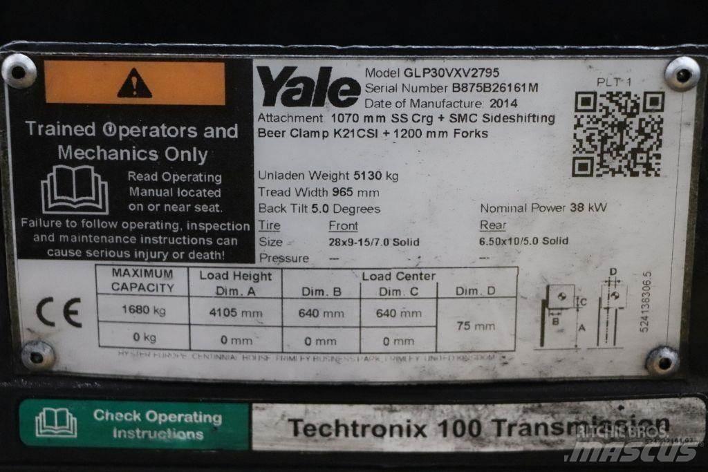 Yale GLP30VX Propan trucker