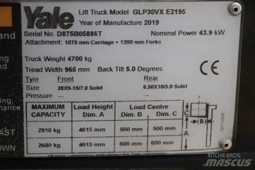 Yale GLP30VX Propan trucker