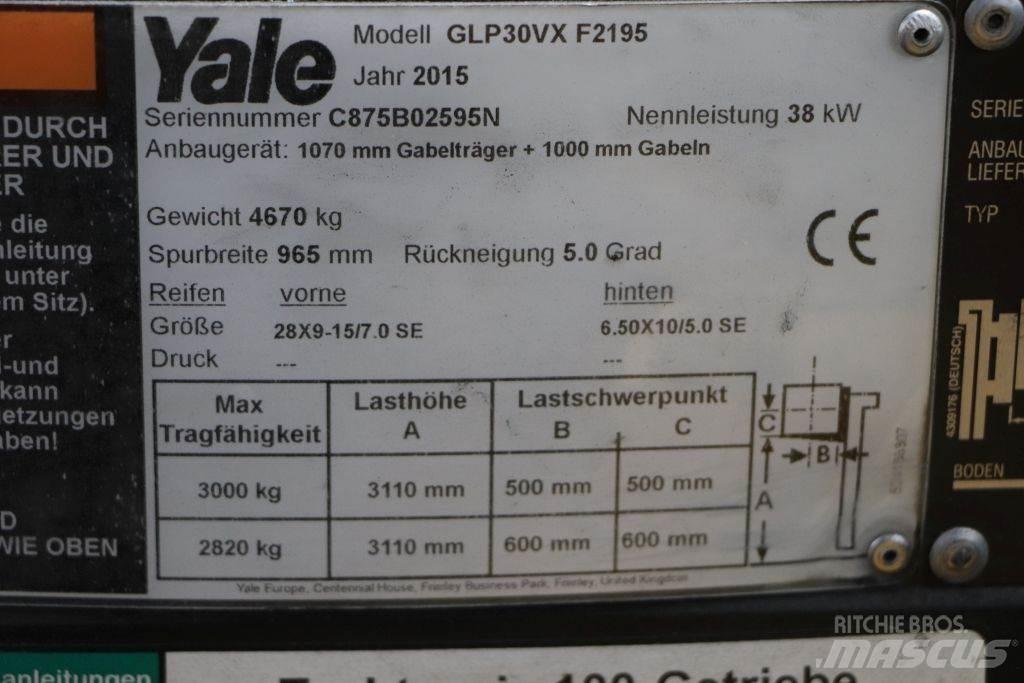 Yale GLP30VX Propan trucker