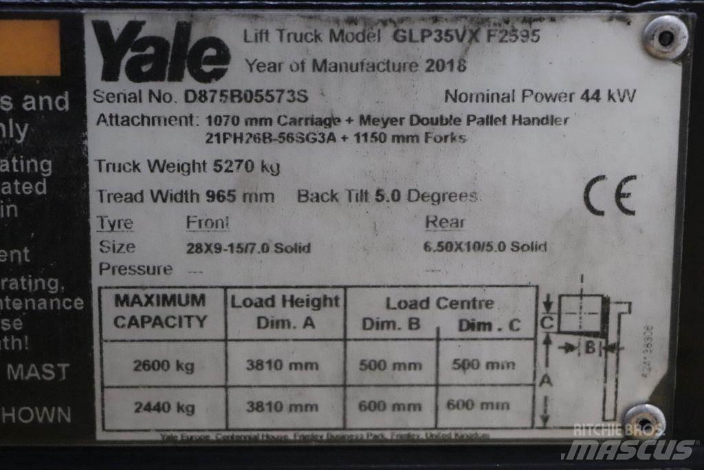 Yale GLP35VX Propan trucker