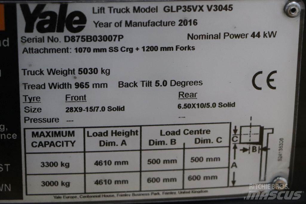Yale GLP35VX Propan trucker