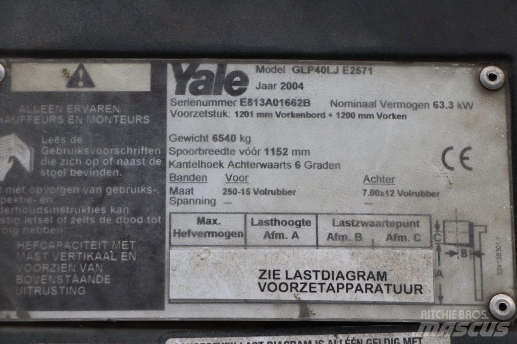 Yale GLP40LJ Propan trucker