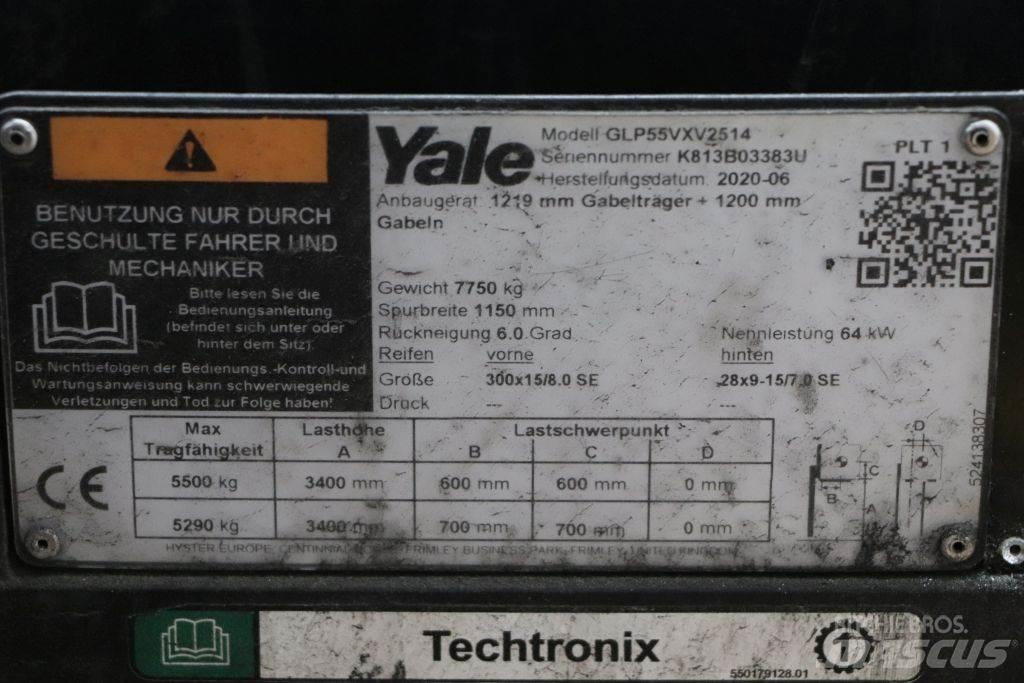Yale GLP55VX Propan trucker