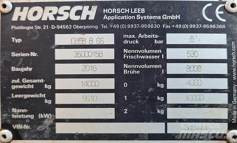 Horsch 8 GS Slepesprøyter