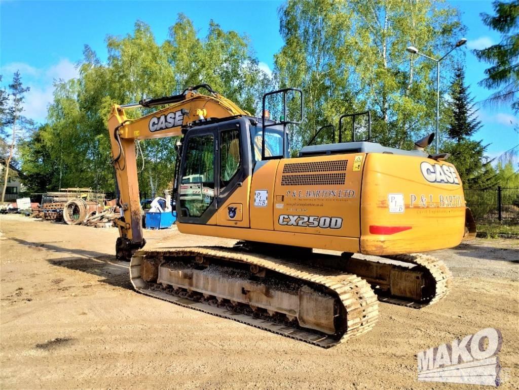 CASE CX 250 D Beltegraver