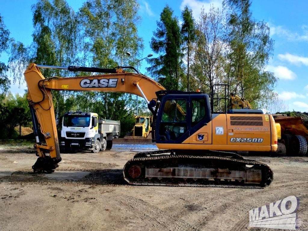 CASE CX 250 D Beltegraver