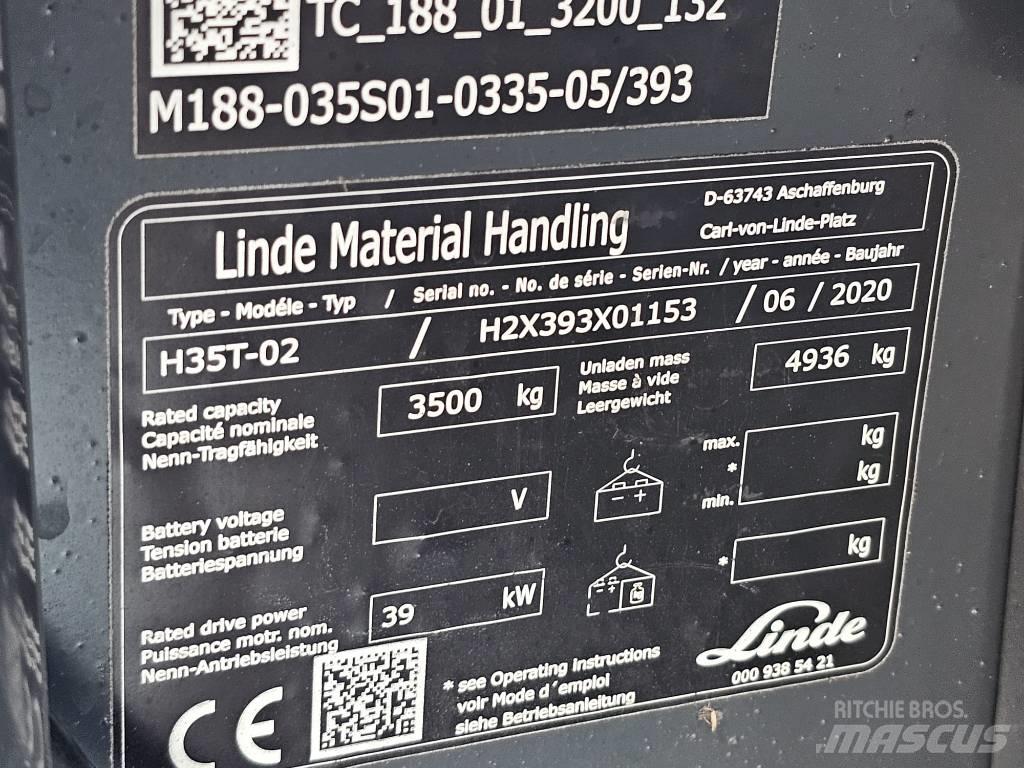 Linde H35T-02 Propan trucker