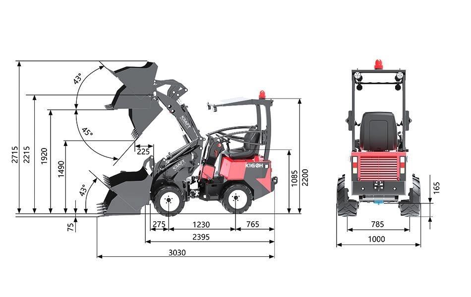 Kraft K160H Hjullastere