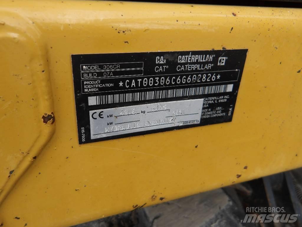 CAT 306 CR Minigravere <7t