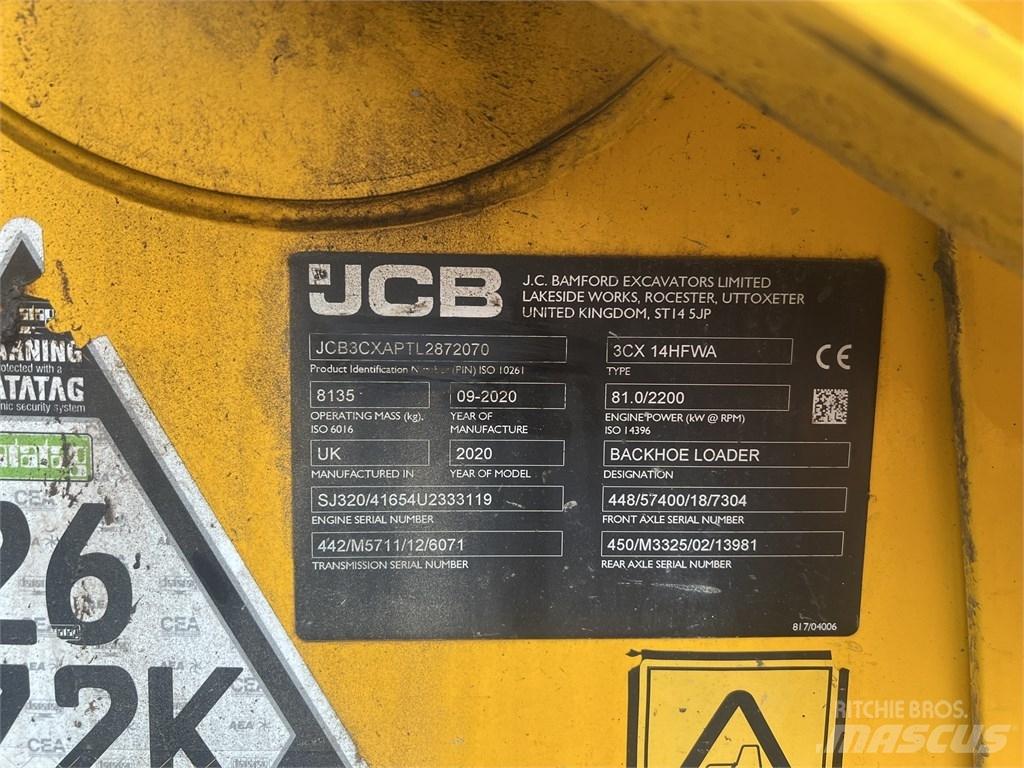 JCB 3 CX Traktorgravere