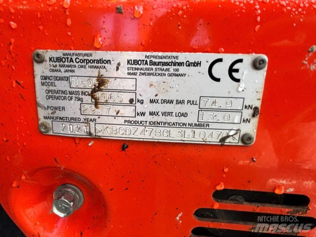 Kubota U 50 Minigravere <7t