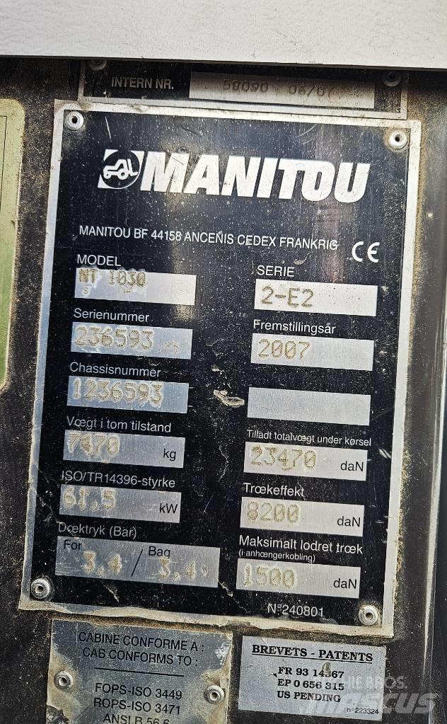 Manitou 1030 Teleskoplastere
