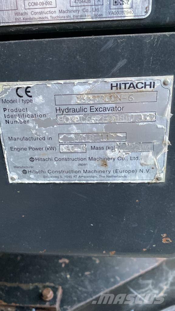 Hitachi ZX210LCN-6 Hogstmaskiner