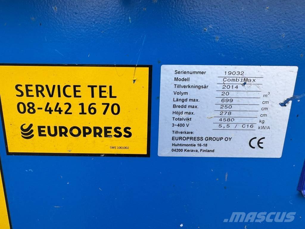 Europress CombiMax Søppelpresse