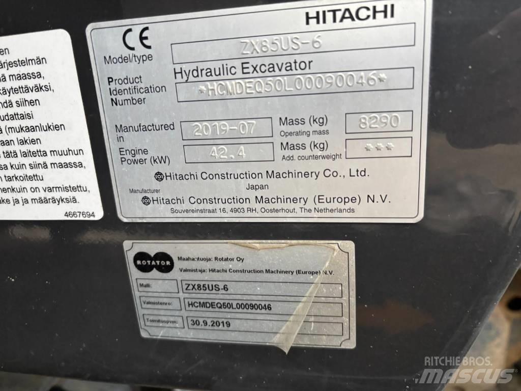 Hitachi ZX 85 US-6 Midigravere 7 - 12t