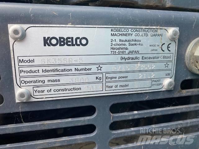 Kobelco SK 35 SR-5 Minigravere <7t