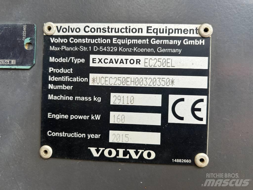 Volvo EC 250 EL Beltegraver