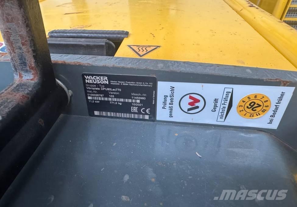 Wacker Neuson DPU 80 Vibroplater