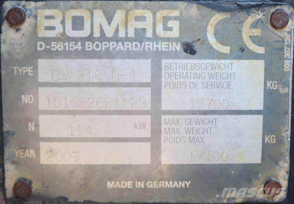 Bomag BW 216 D-4 Hjullaster til komprimering