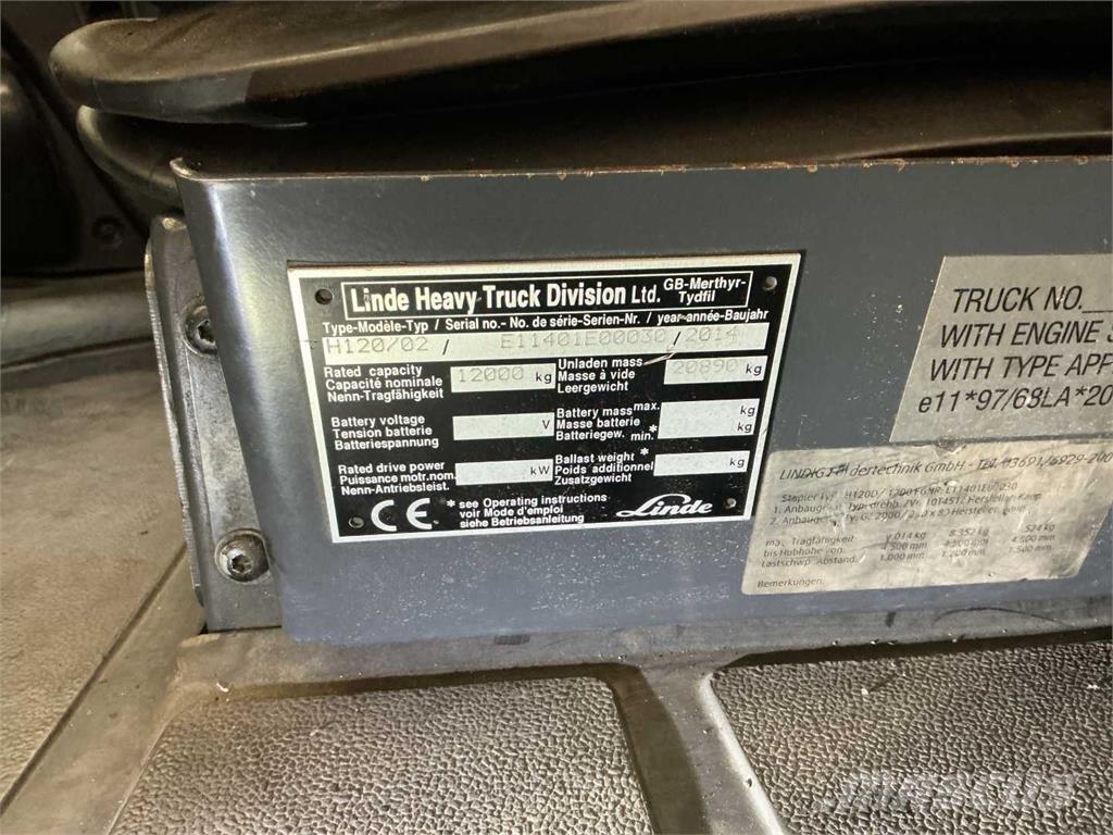 Linde H120D/1200 Diesel Trucker